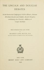 Lincoln-Douglas debates